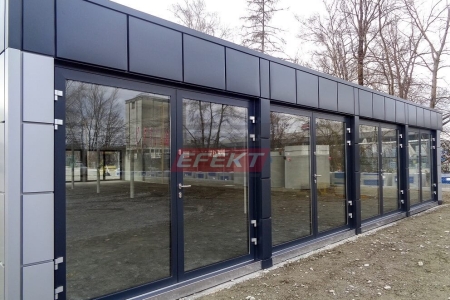 18c Marketing Suite with Glass Frontage